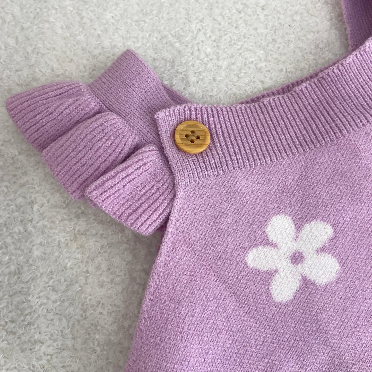Purple Flower Onesie