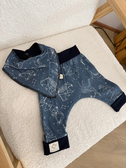 Pant & Bib Set 3-6M Handmade