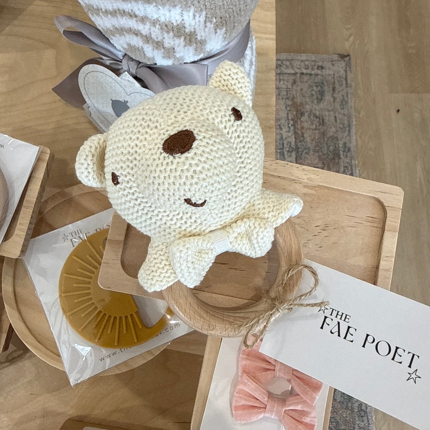 Bear Knit Rattle