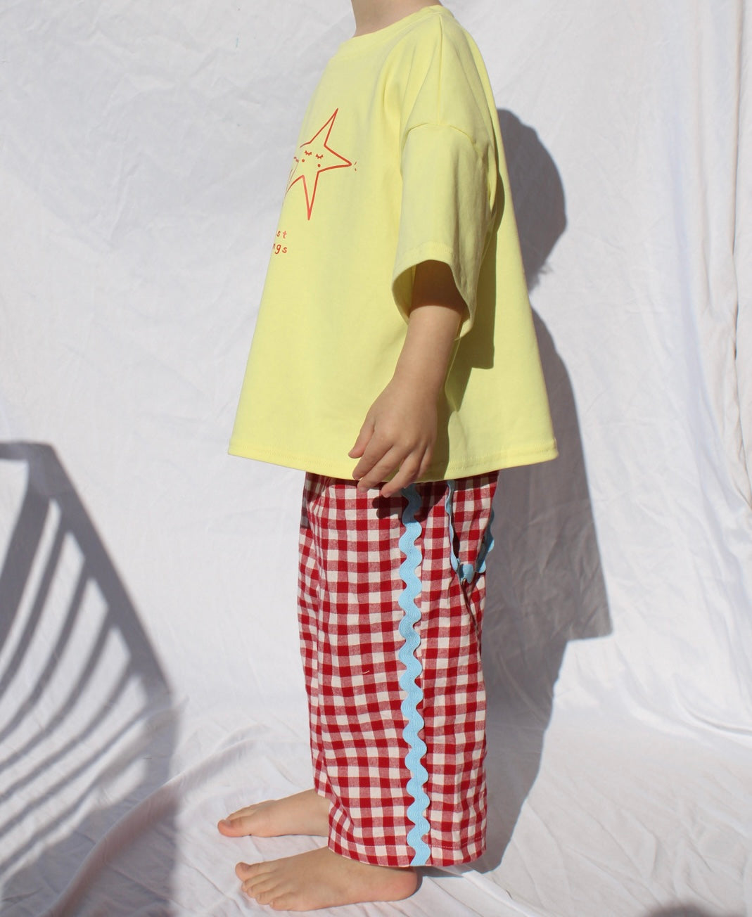 Gingham Wave Pants