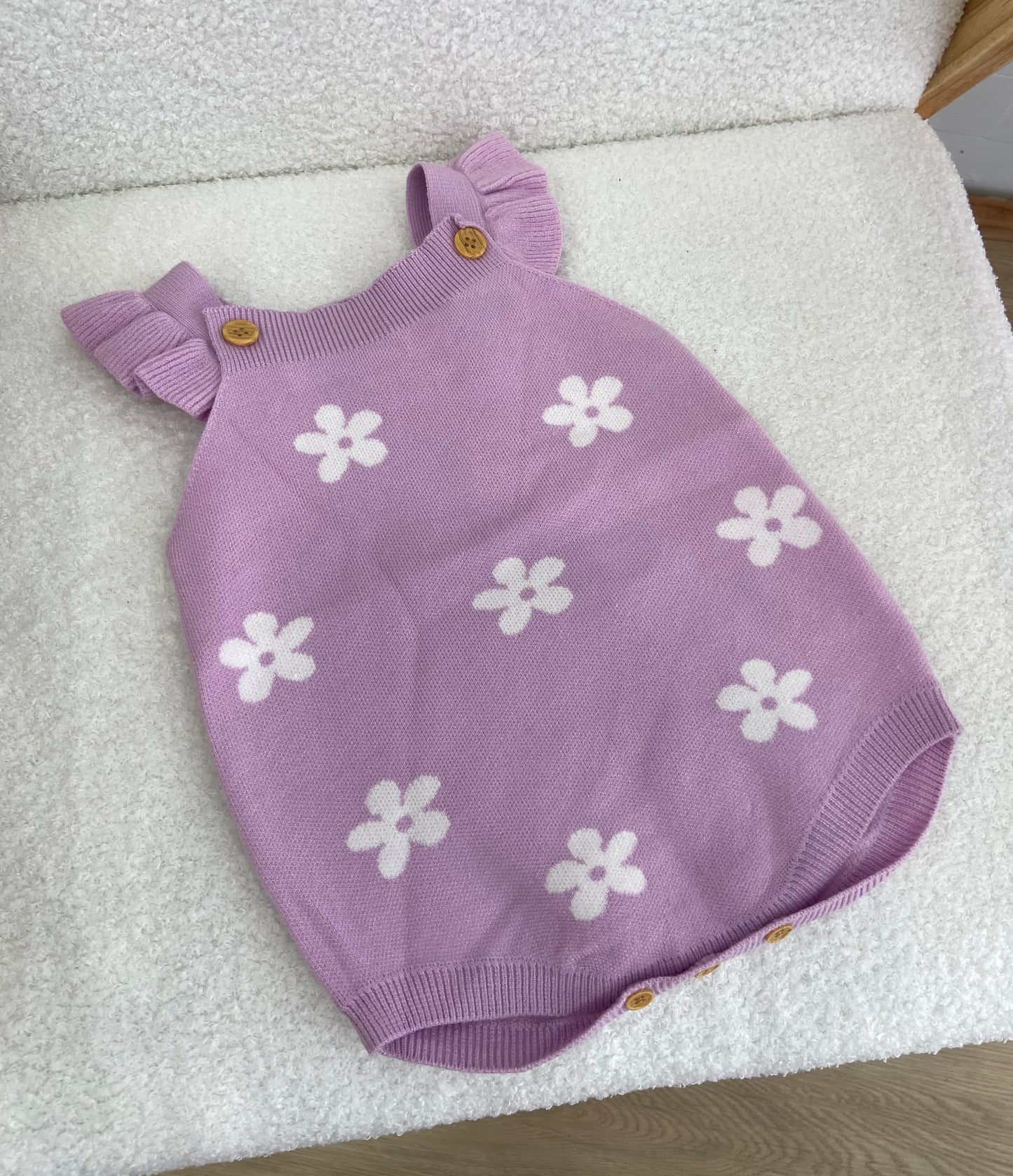 Purple Flower Onesie