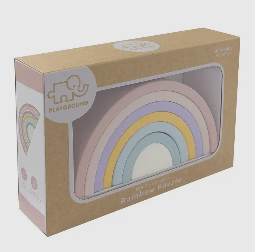 Silicone Rainbow Puzzle