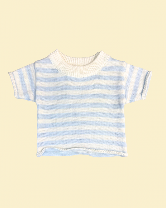 Blue & White Tee